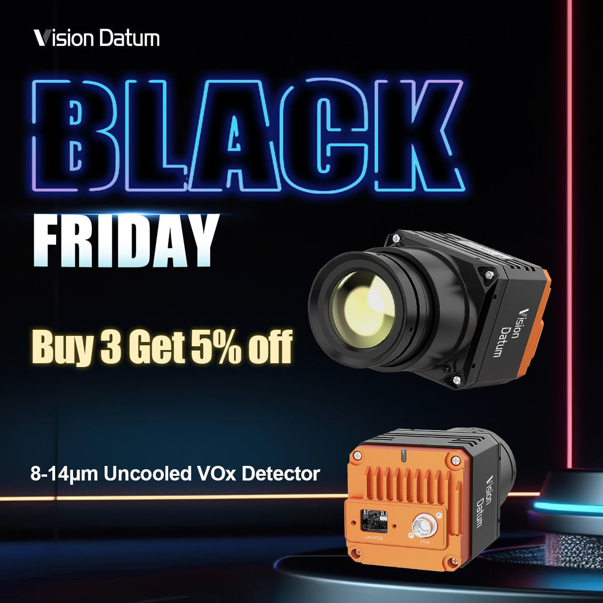 0.3MP 50FPS CMOS GigE Long Wave Infrared Camera - Vision Datum