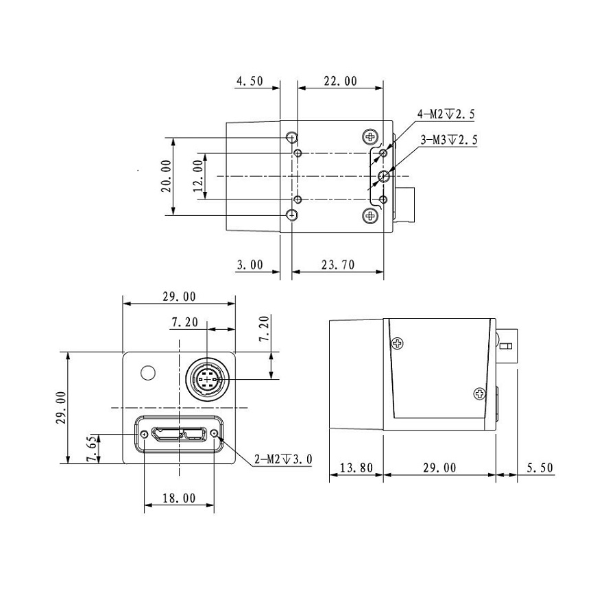 0.4MP 400FPS IMX287 USB3.0 High Speed Golf Swing Camera - Vision Datum