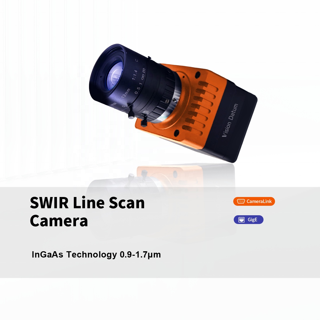 High Speed Hyperspectral Shortwave Infrared CMOS USB3.0 Camera for Machine Vision Inspection