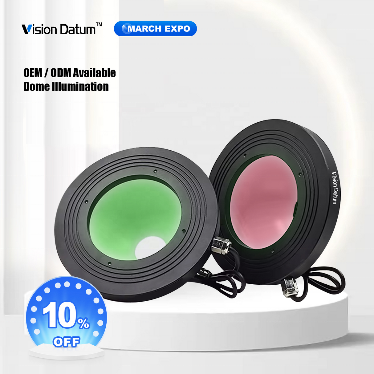 Industrial Machine Vision Dome Shape LED Lighting Illumination