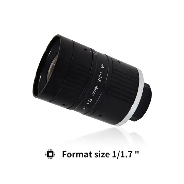 Hot Sale 8mm Low Distortion Icentral Lens C-Mount Fixed-Focus Lenses For Inspection Machine Vision Camera