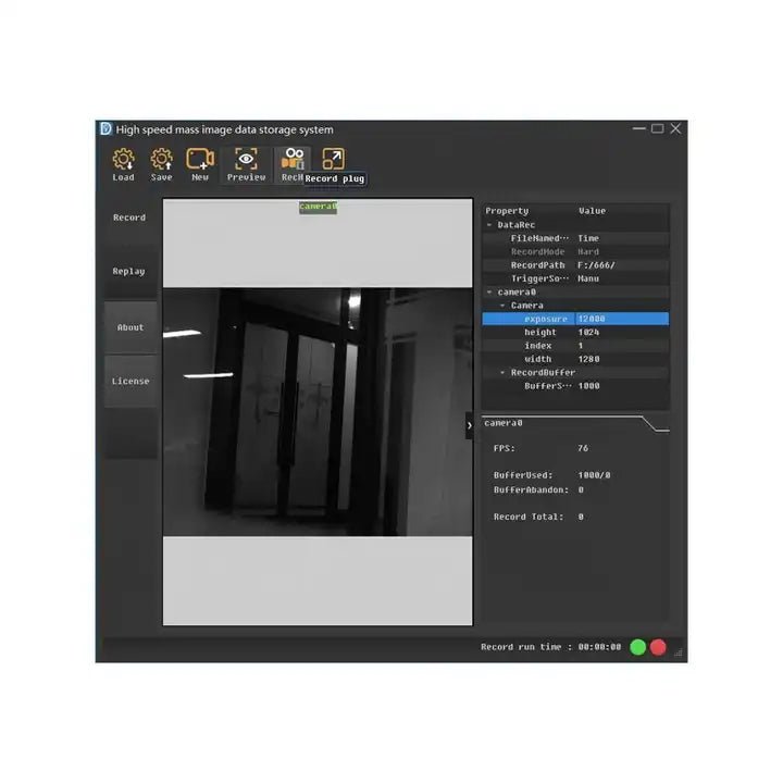 30 days Trial Free High-speed Image Data Real-time Camera system Storage Software For Video Recording - Vision Datum