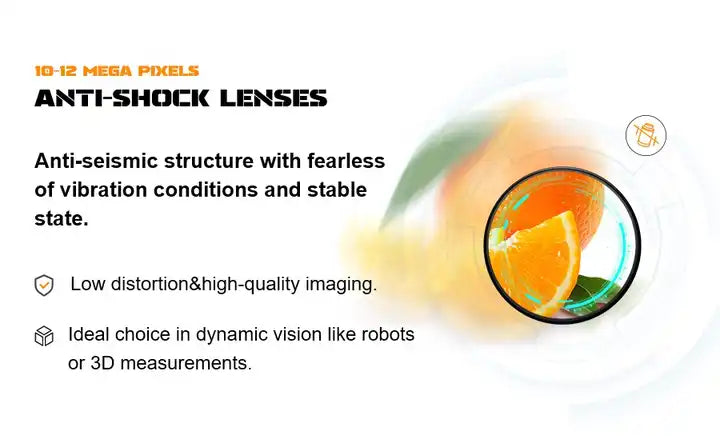 Hot Sale 8mm Low Distortion Icentral Lens C-Mount Fixed-Focus Lenses For Inspection Machine Vision Camera
