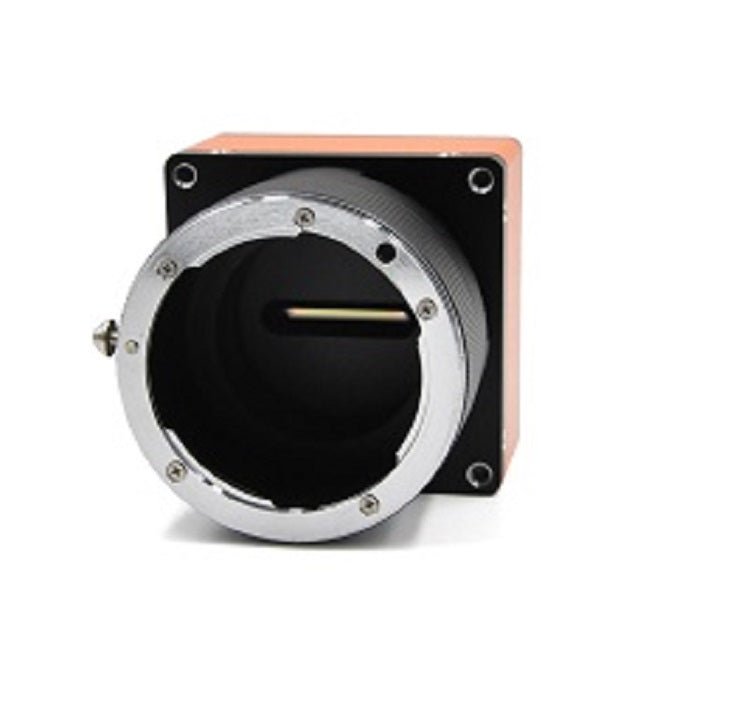 4K GigE line scan camera for textile fabric inspection detecting weaving defects, yarn breaks, and surface flaws