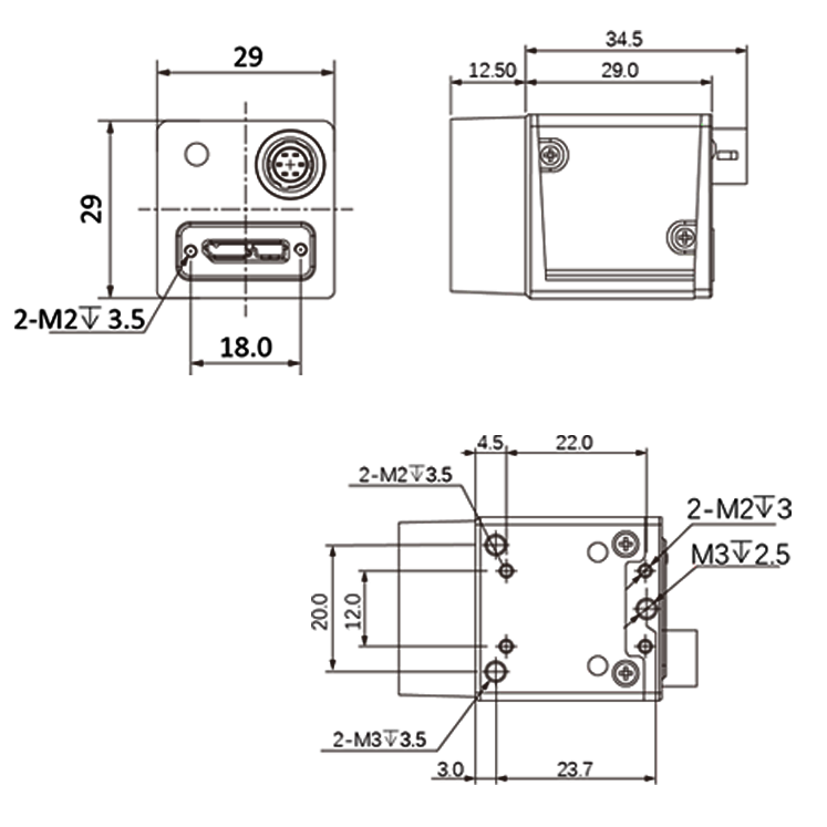 AR0521 5MP 47FPS 2.2 μm 1/2.5”Rolling Shutter Camera - Vision Datum