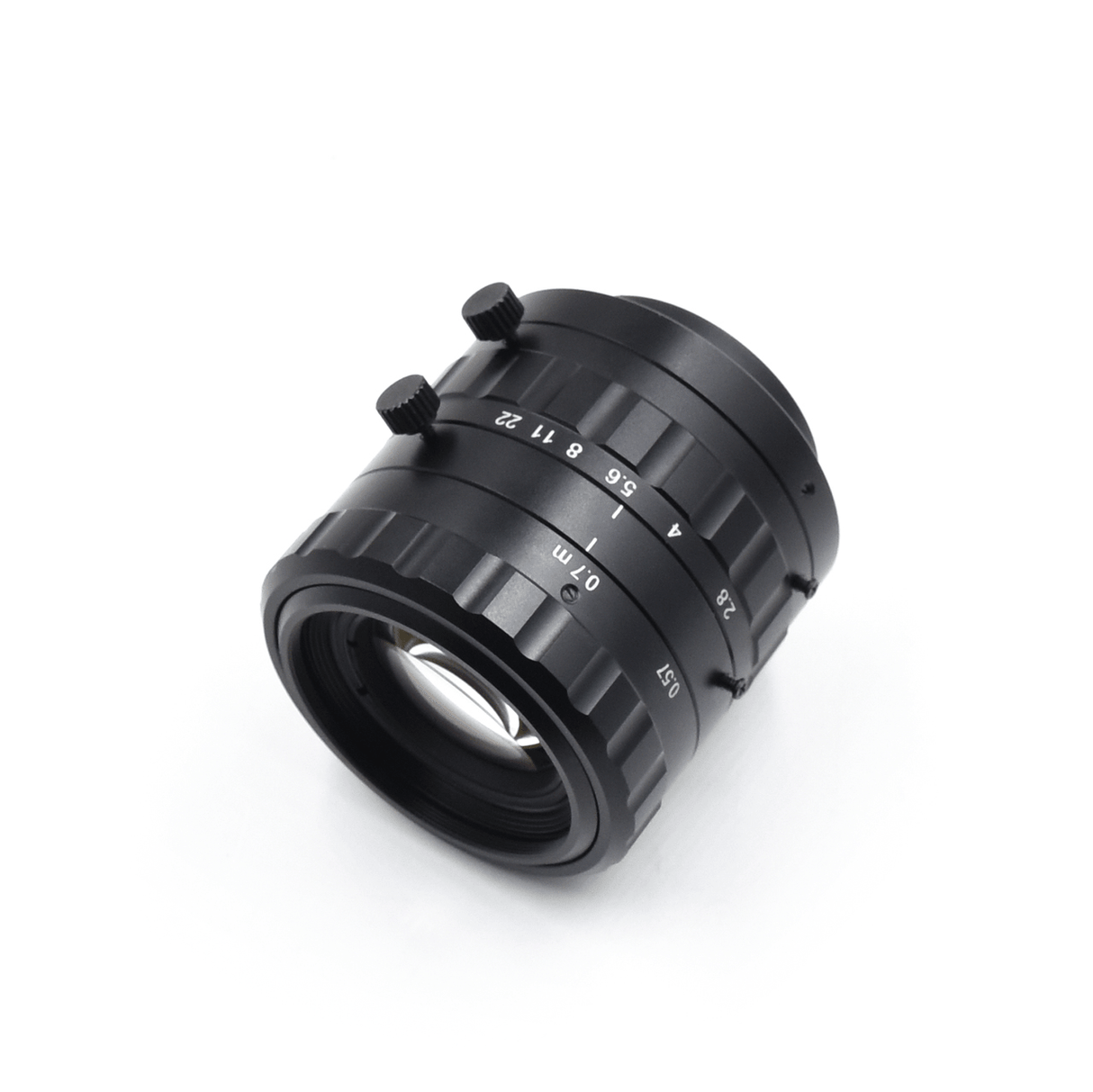 50mm IR corrected lens for simultaneous RGB visible and near infrared imaging in industrial machine vision
