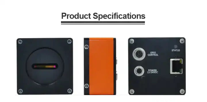 4K 120KHZ GigE Cameralink Interface Robot Line Scan Camera For Paper Inspection