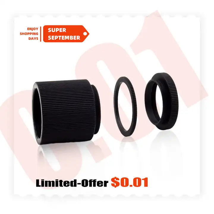 5mm C-mount Extension Ring To Convert CS-Mount Cameras to C-Mount Lens Adapter