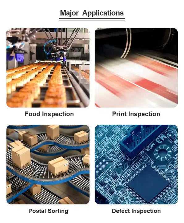 4K 120KHZ GigE Cameralink Interface Robot Line Scan Camera For Paper Inspection