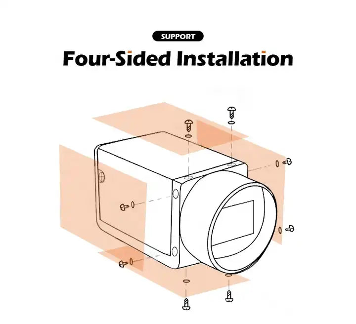 Hot Sale 6MP IMX264 24fps Gige CMOS Machine Vision Camera for Factory Automation