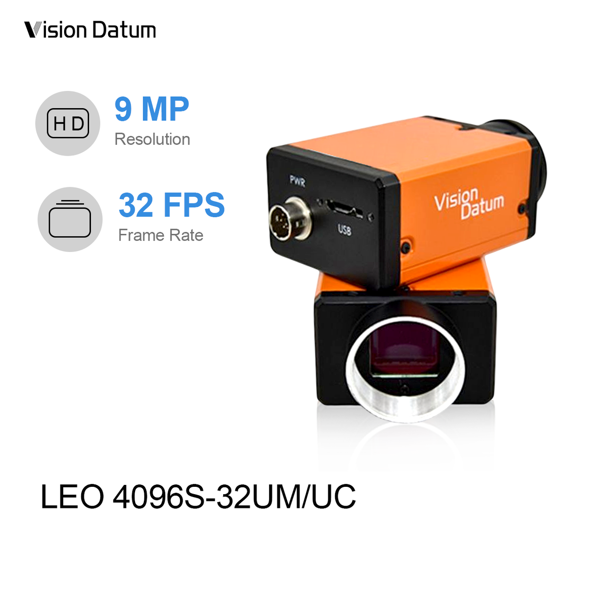 IMX267 9MP 32FPS USB3.0 Global Shutter Camera - Vision Datum