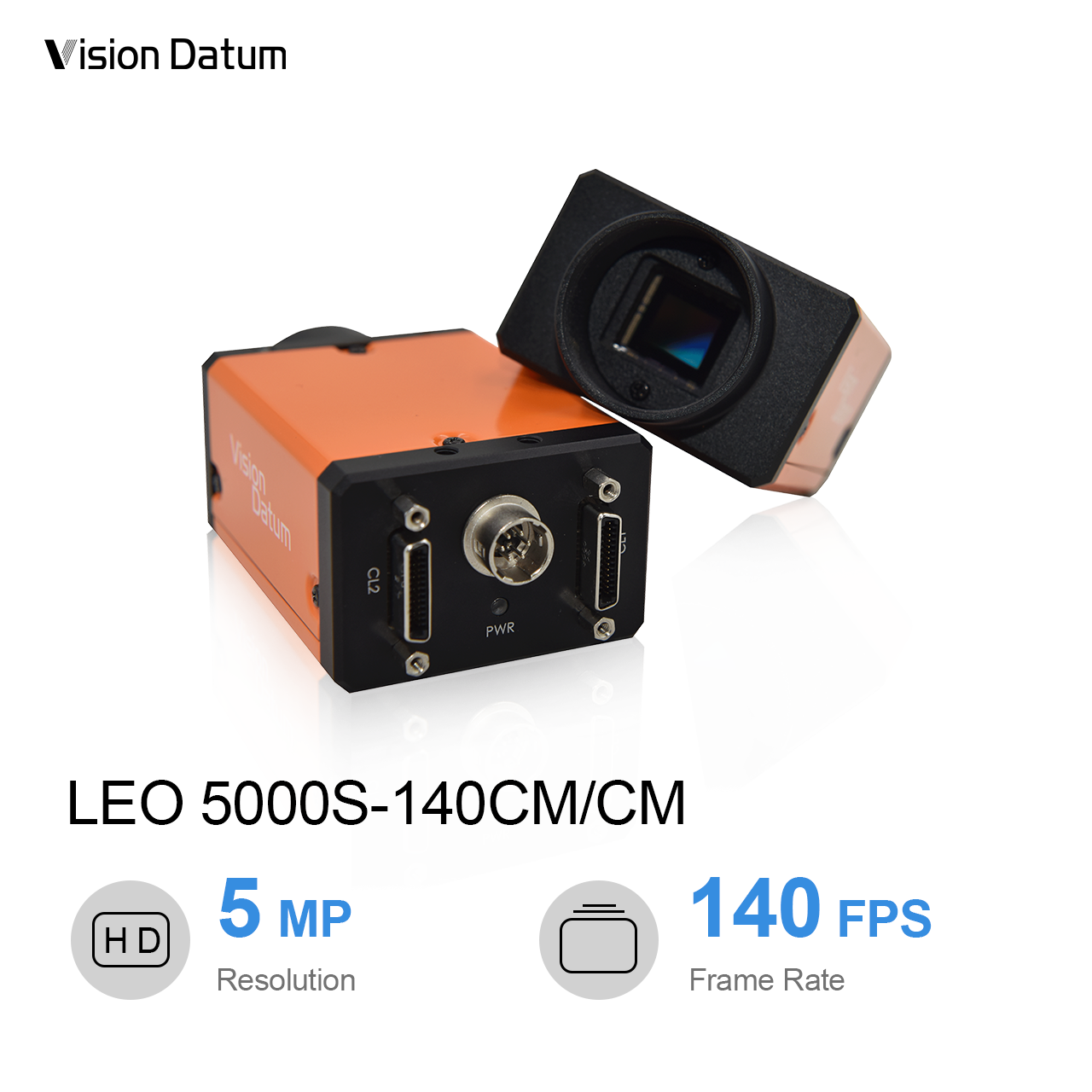 5MP IMX250 140FPS CameraLink Global Shutter Area Scan Camera