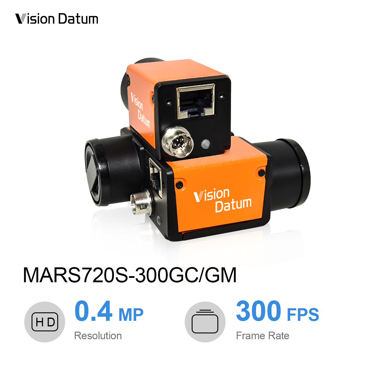 300FPS 0.4MP IMX287 GigE Global Shutter CMOS High Speed Camera