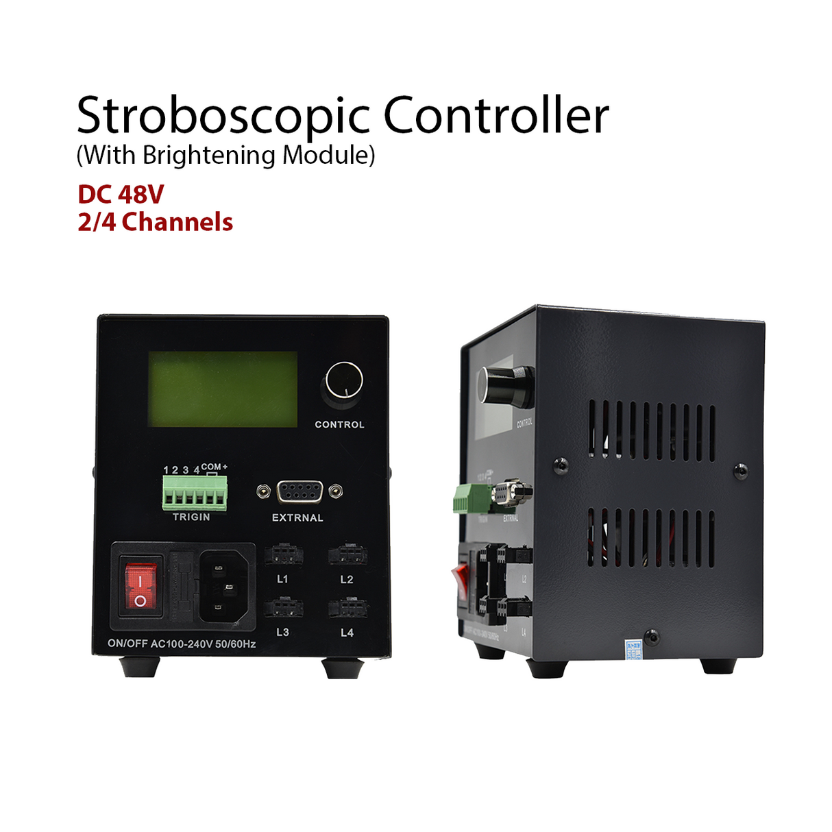4-Channel Stroboscopic Controller with Brightening Module