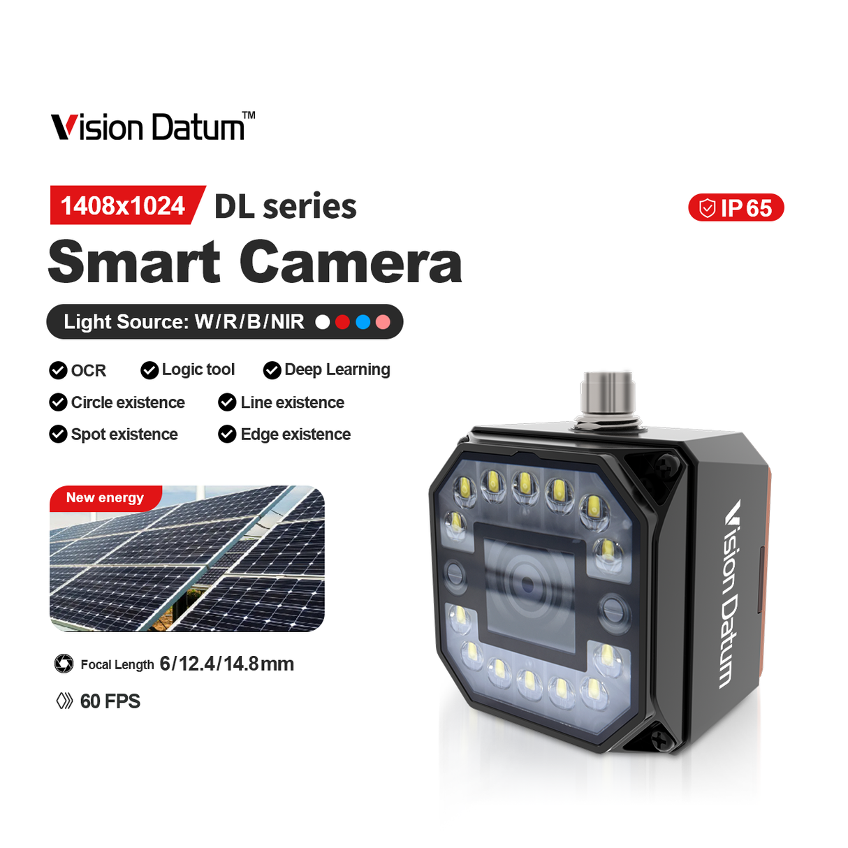 1.6MP 60FPS Surface Defect Detection Deep Learning Smart Camera | VT-SM2-1408DL