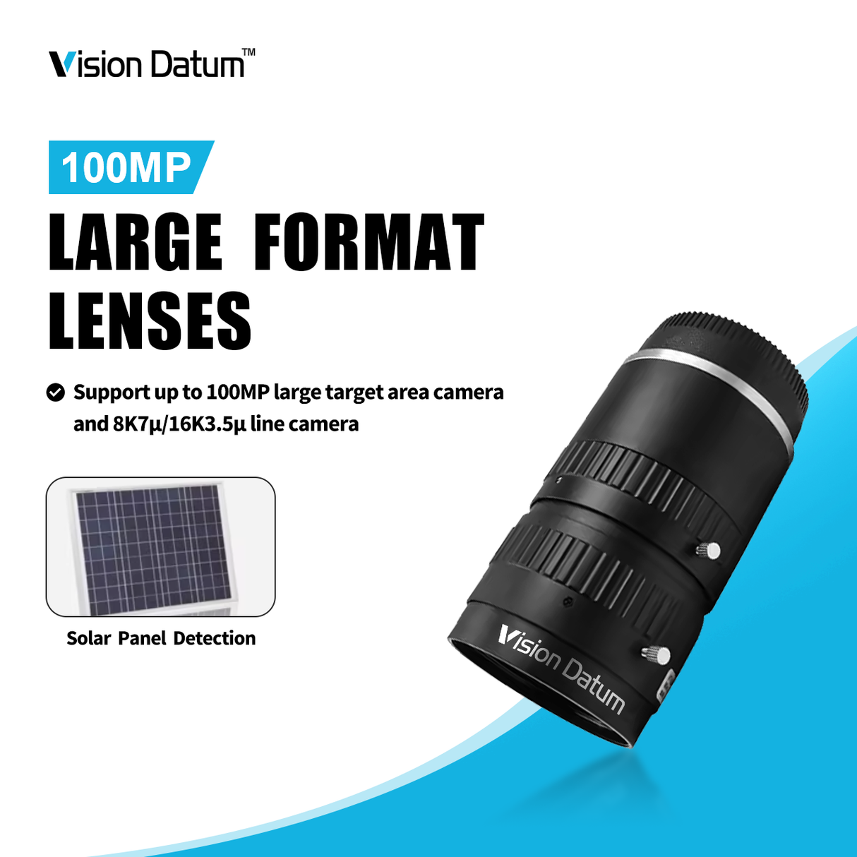 150MP M72 High Resolution Large Format Lens VT-LEN72-MP150 - Vision Datum