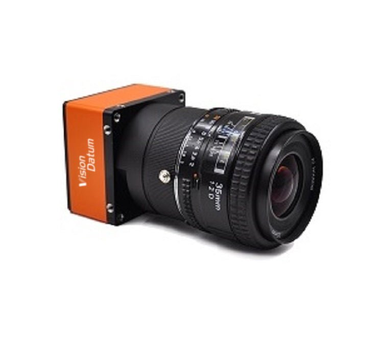 Industrial GigE line scan camera used for continuous web material inspection and surface defect detection
