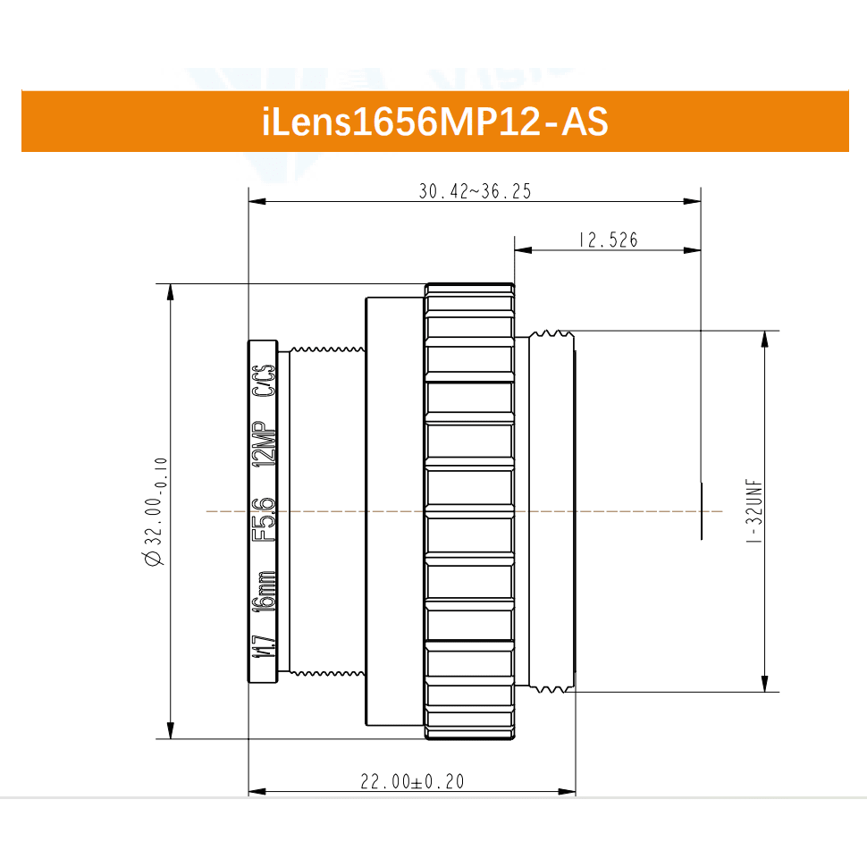 iCentral 1/1.7" 12MP C-Mount Anti-Shock Industrial Machine Vision Lenses - Vision Datum