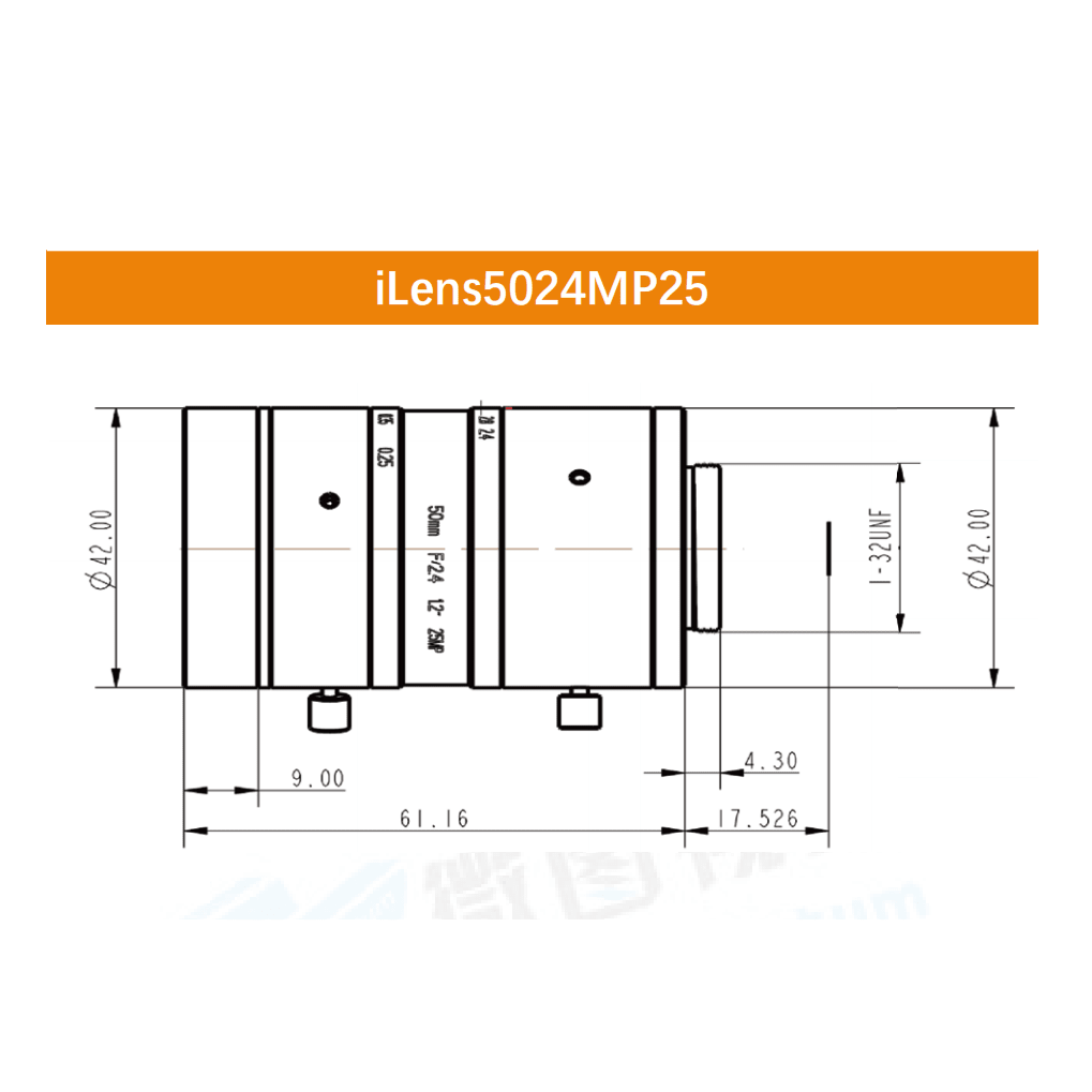 iCentral 1.2" 25MP C-Mount Low Distortion Industrial Machine Vision Lenses - Vision Datum