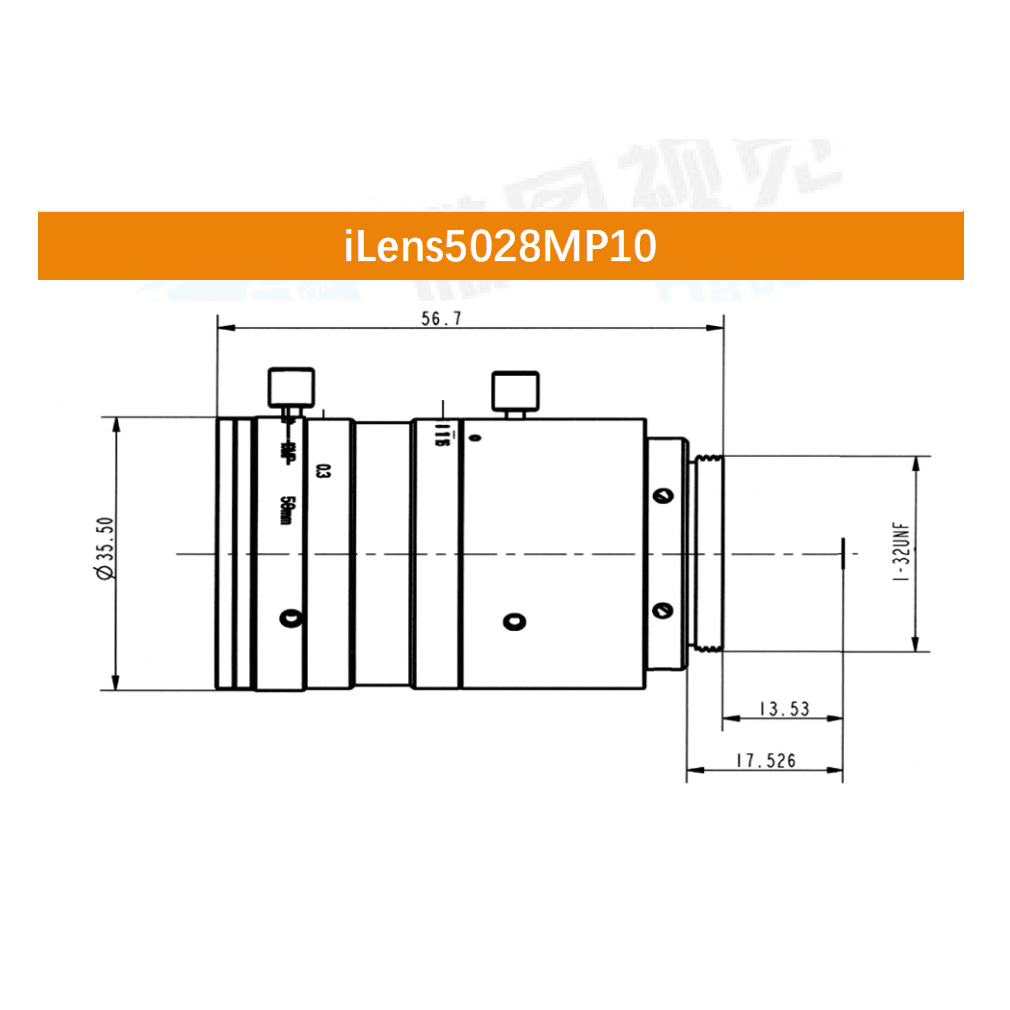 iCentral 2/3" 10MP C-Mount Optical Industrial Machine Vision Lenses - Vision Datum