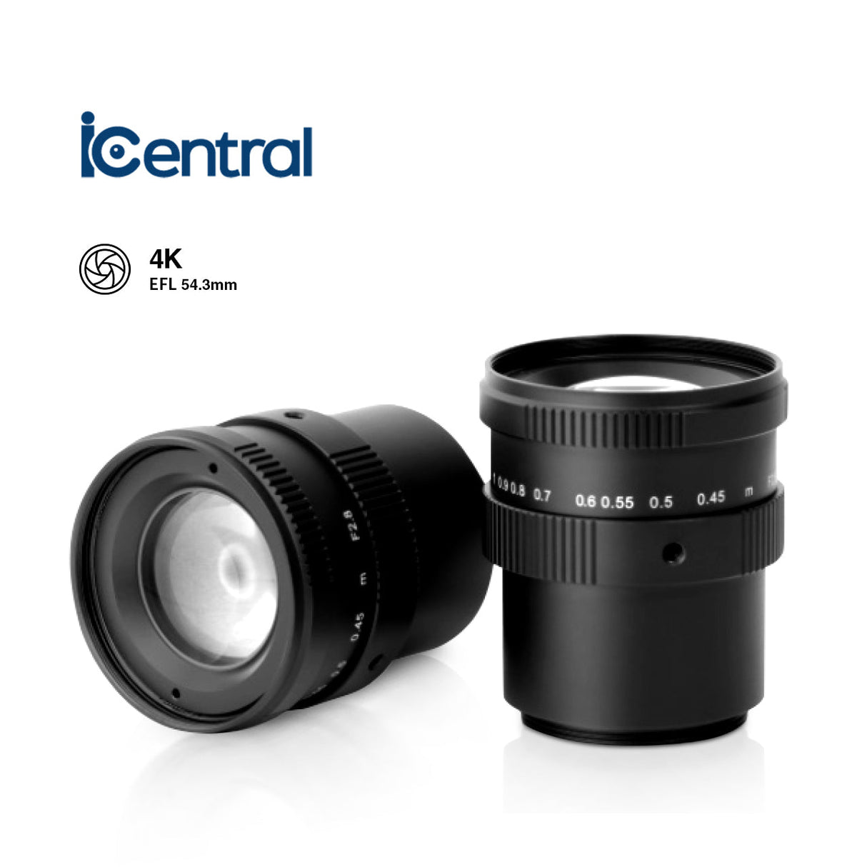 iCentral 4K Line Scan Lenses for Machine Vision - Vision Datum