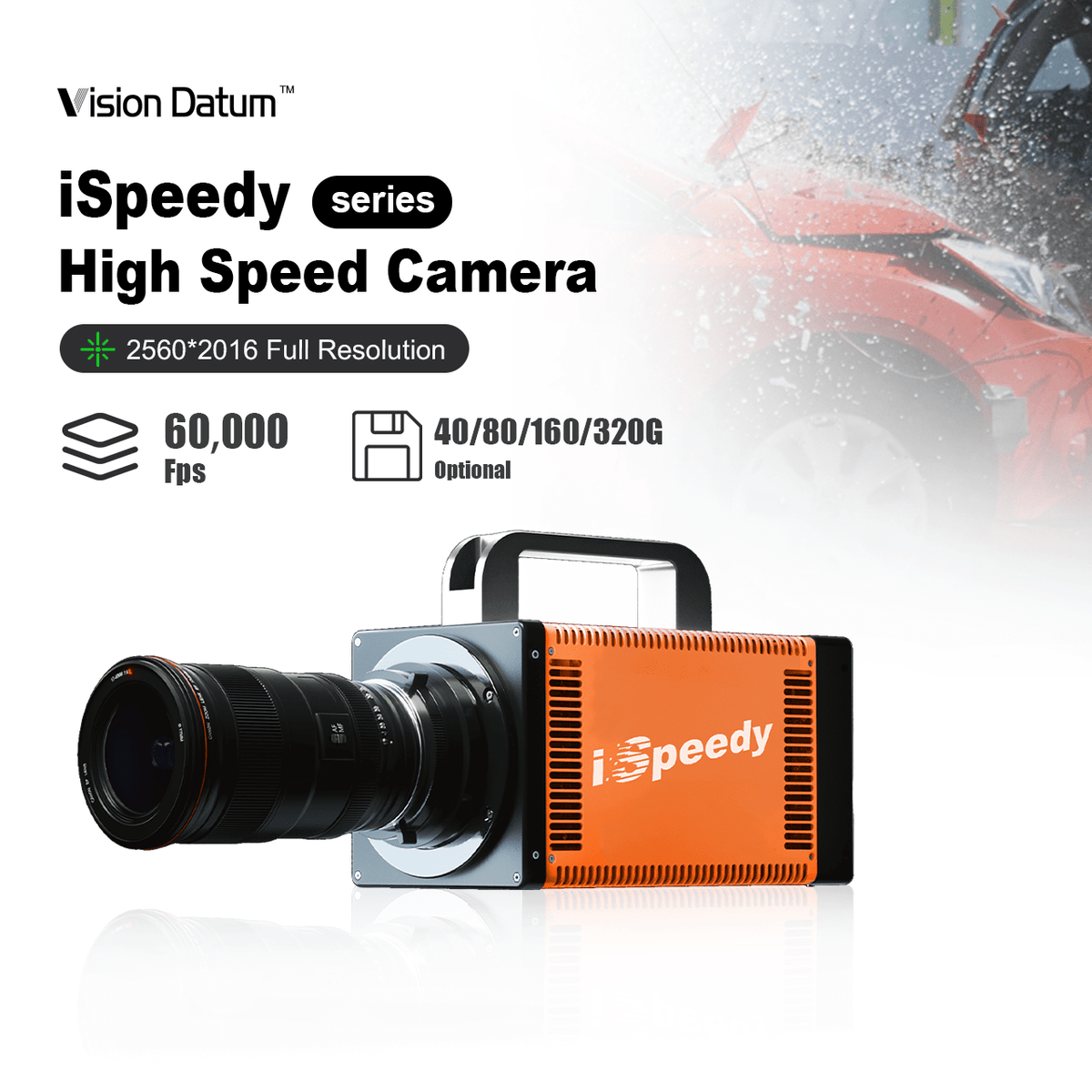 High Speed Camera | 60000fps 2560×2016 | Discharge Research