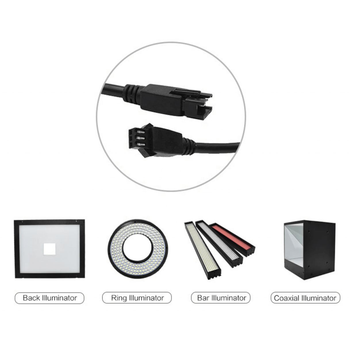 Light extension cables For 24V Bar Light - Vision Datum