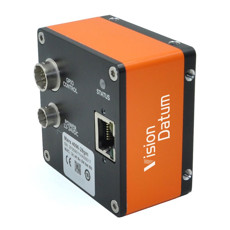 Mars4096G high speed line scan industrial camera integrated into automated production quality inspection system