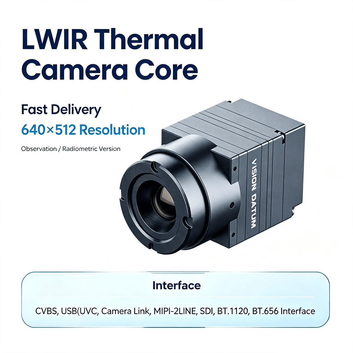 Fast Delivery 640×512 Thermal Imaging Core for UAV, Security, Industrial Temperature Measurement