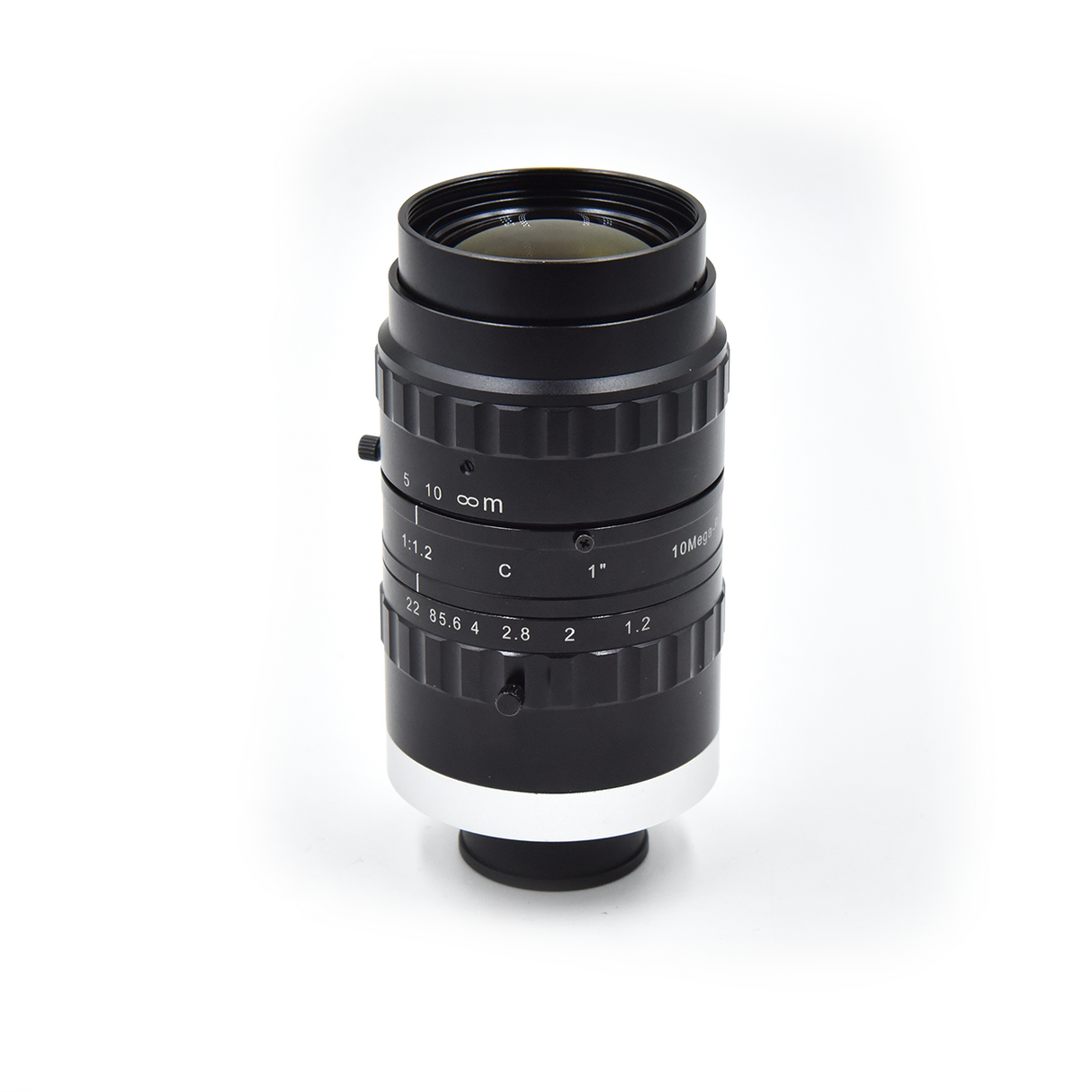 VT-VIRLEN2012MP10-H1 20mm F1.2 IR corrected C-Mount lens with 10MP resolution for industrial machine vision imaging