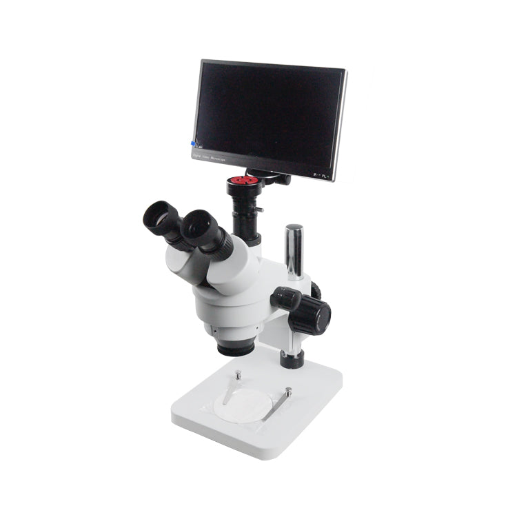 zoom Stereo USB Trinocular digital optical  microscope with 2mp camera