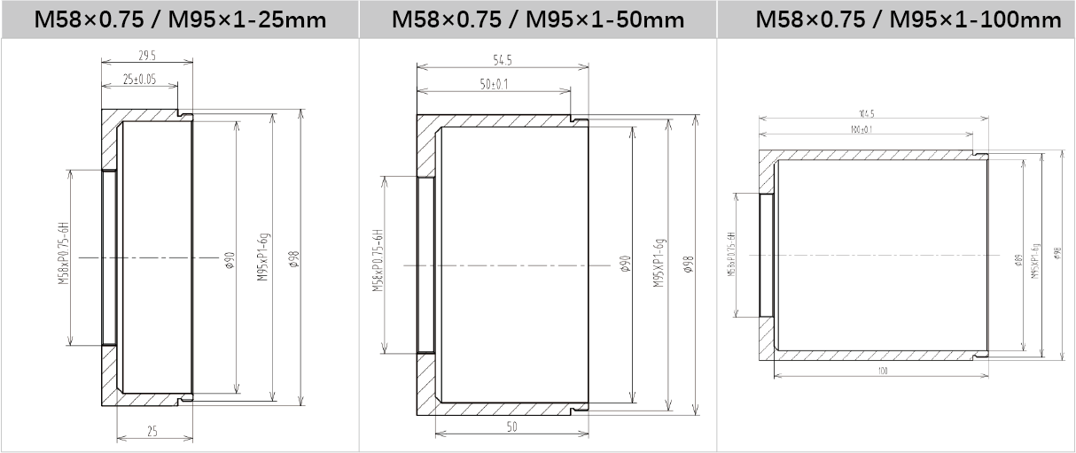 V-Mount to C-Mount Adapter Ring for Industrial Lenses - Vision Datum