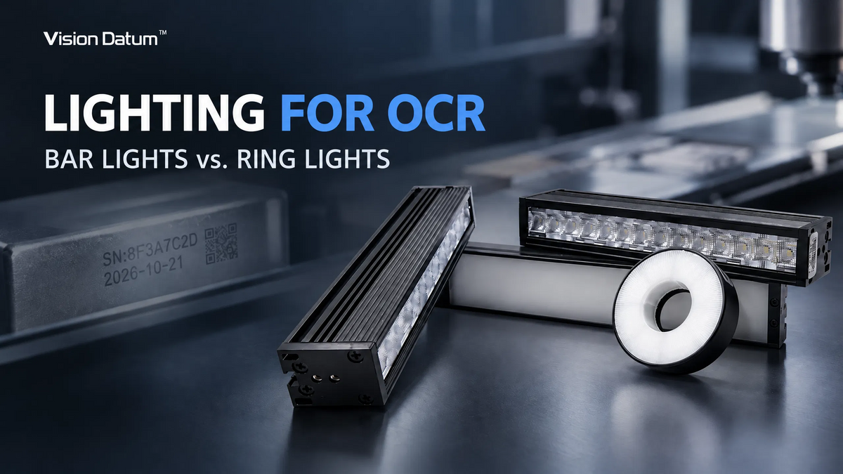 machine vision light for OCR applications
