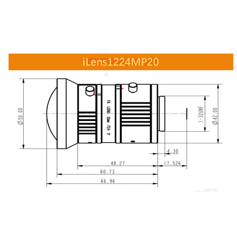 iCentral 1.1" 20MP C-Mount Industrial Machine Vision Lenses