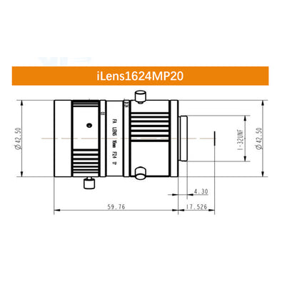 iCentral 1.1" 20MP C-Mount Industrial Machine Vision Lenses