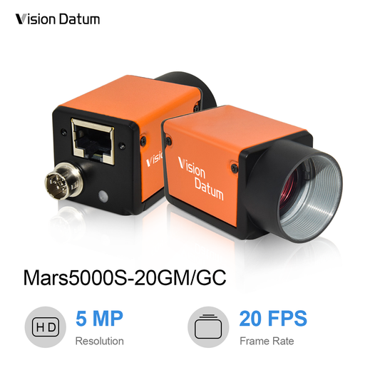 High Resolution 5MP GigE Vision Global Shutter Area Scan Camera