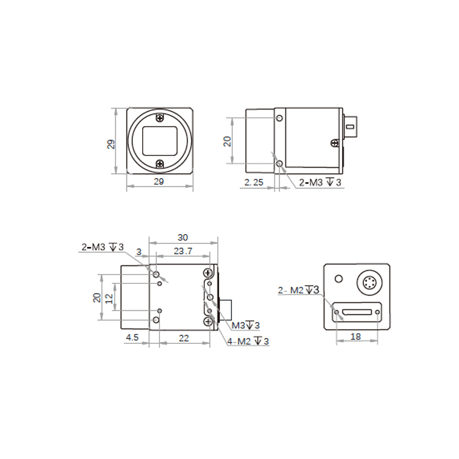 0.4MP 500FPS IMX287 USB3.0 Golf Swing High Speed Camera - Vision Datum