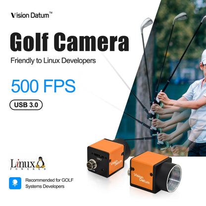 0.4MP 500FPS IMX287 USB3.0 Golf Swing High Speed Camera - Vision Datum