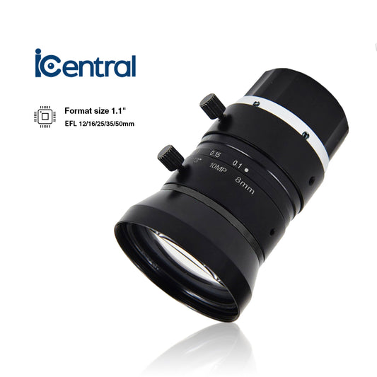 1.1" 20MP C-Mount Industrial Machine Vision Lenses