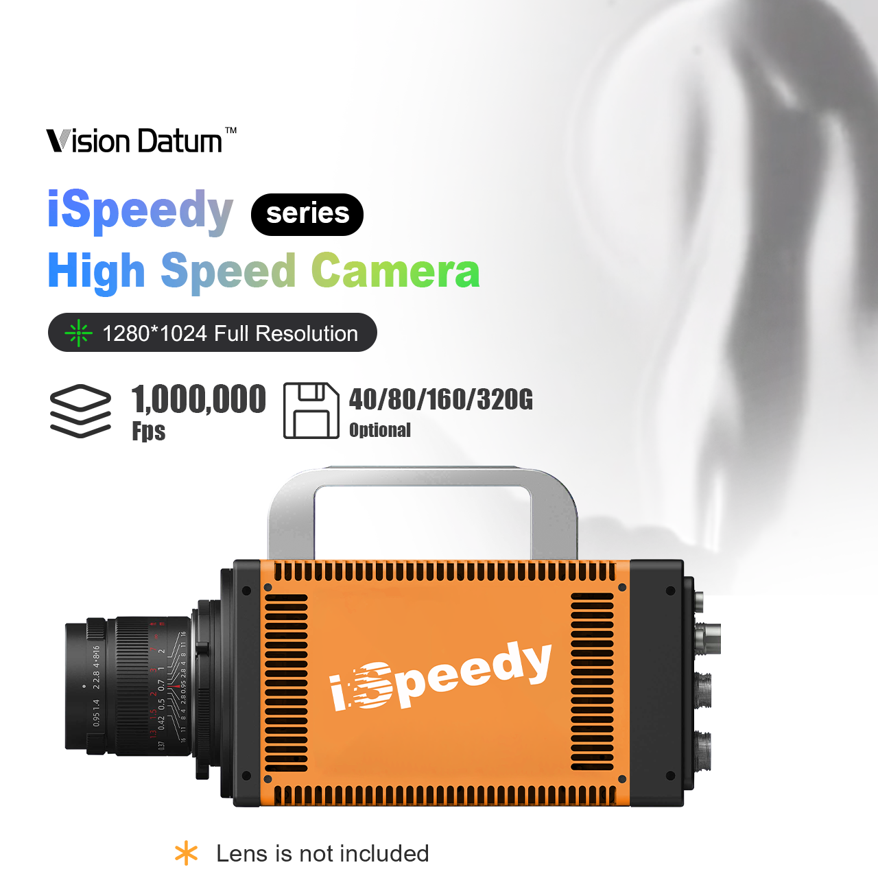 iSpeedy 1000000fps 1280×1024 High Speed Camera for Fluid Analysis