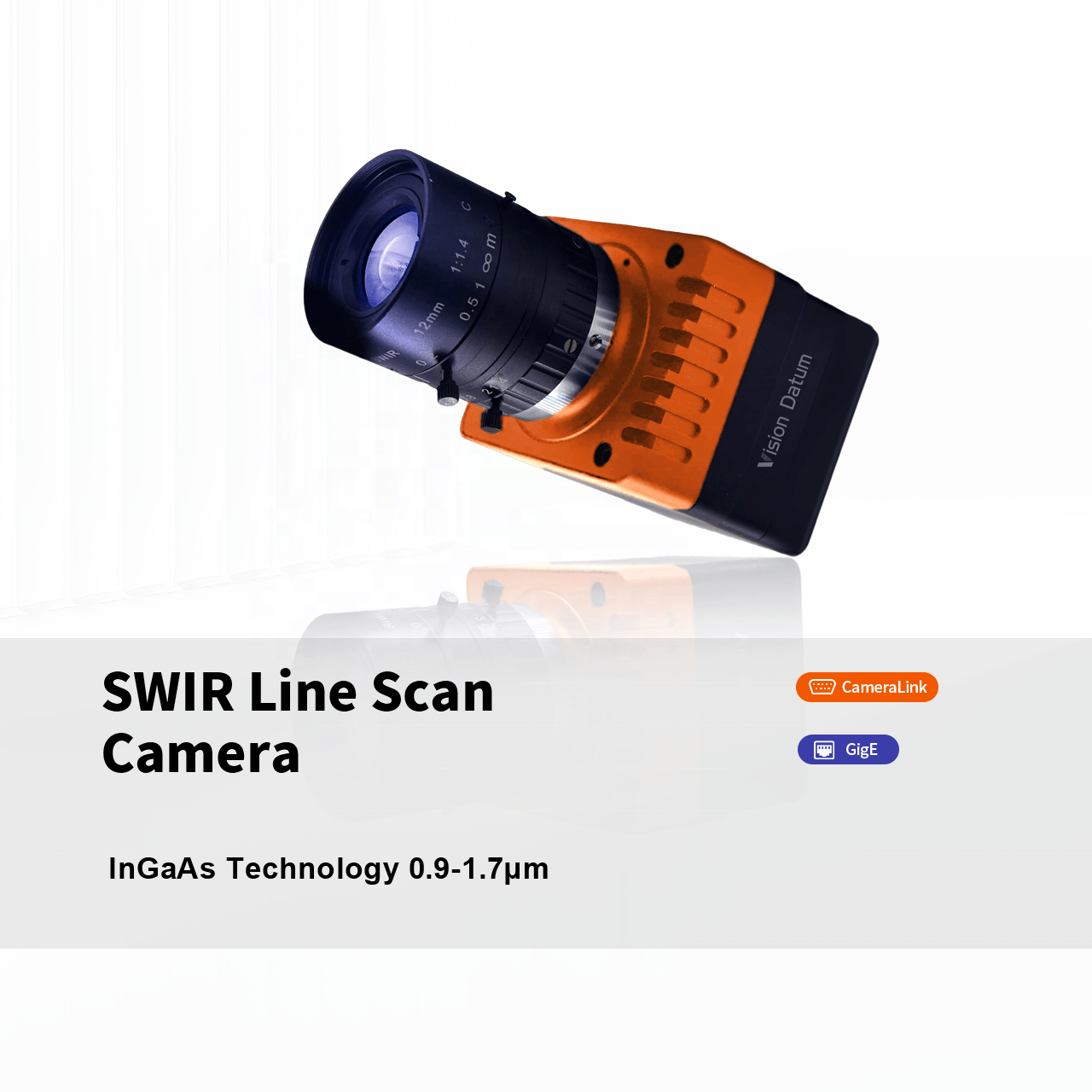 1000FPS Line Scan Camera InGaAs Short Wave Infrared SWIR Camera - Vision Datum