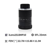 10MP 5mm 2/3" C Mount Manual Focus Fa Industrial Lens For Machine Vision - Vision Datum
