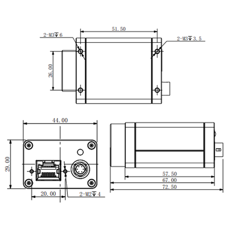 9MP 13FPS IMX267 GigE 1” CMOS Global Shutter Camera - Vision Datum