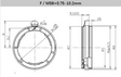 12 mm Back Focus Adjustment Adapter Ring for Industrial Vision Lenses - Vision Datum