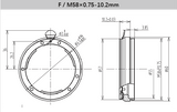 12 mm Back Focus Adjustment Adapter Ring for Industrial Vision Lenses - Vision Datum
