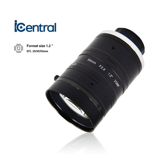 25MP C-mount 1.2" Aperture Industrial Camera Lens