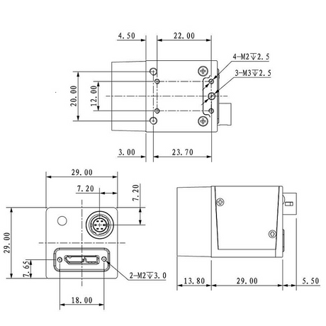 5MP USB3.0 68FPS Industrial Machine Vision Camera - Vision Datum