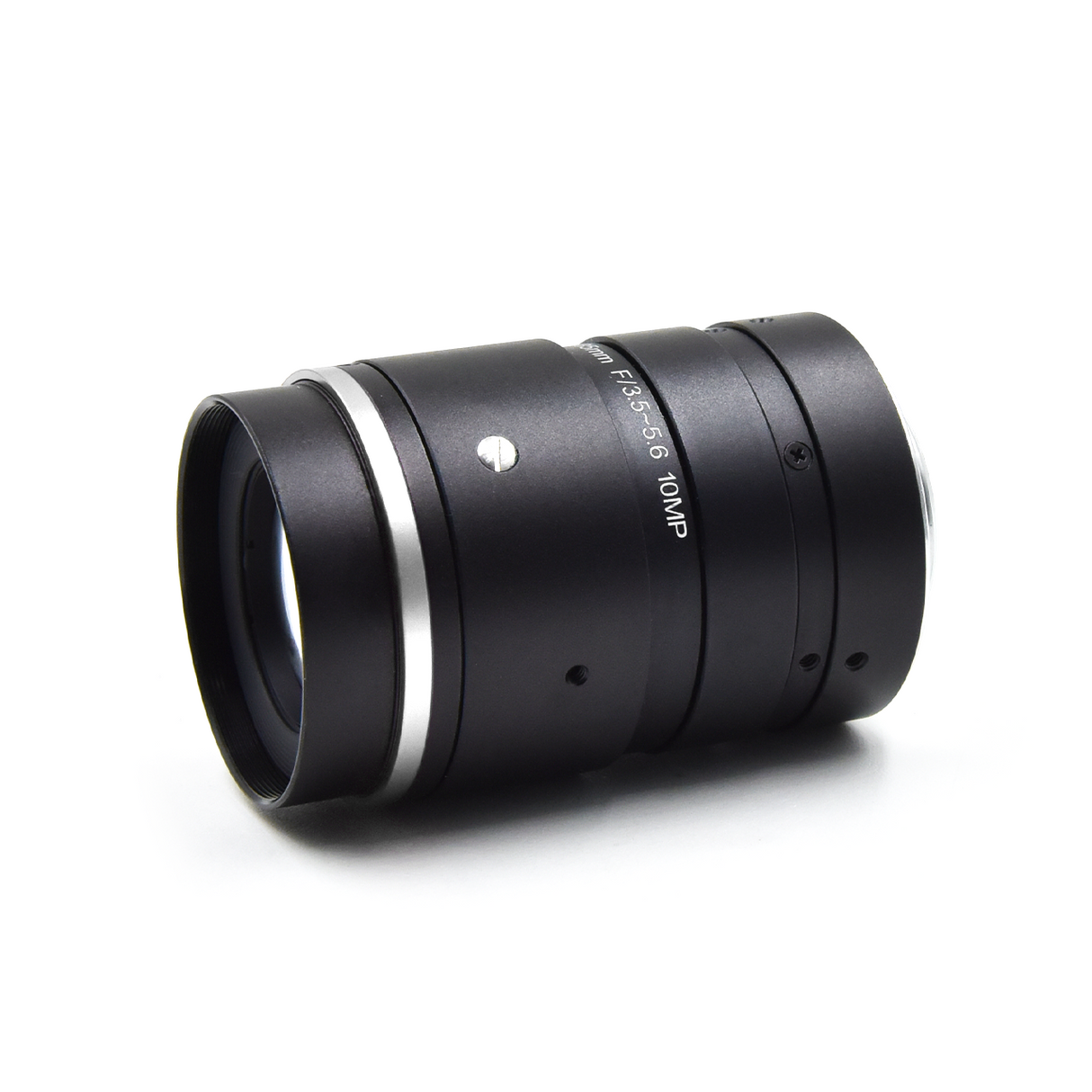 12MP C-mount industrial lens for precision machine vision inspection and automated quality control