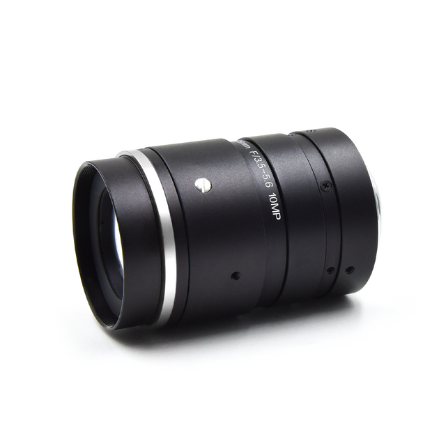 12MP C-mount industrial lens for precision machine vision inspection and automated quality control