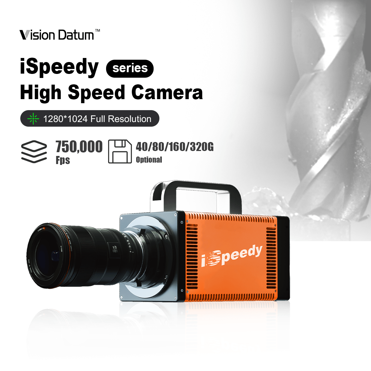 Slo Mo Affordable High Speed Camera ISpeedy 750000fps 1280×1024